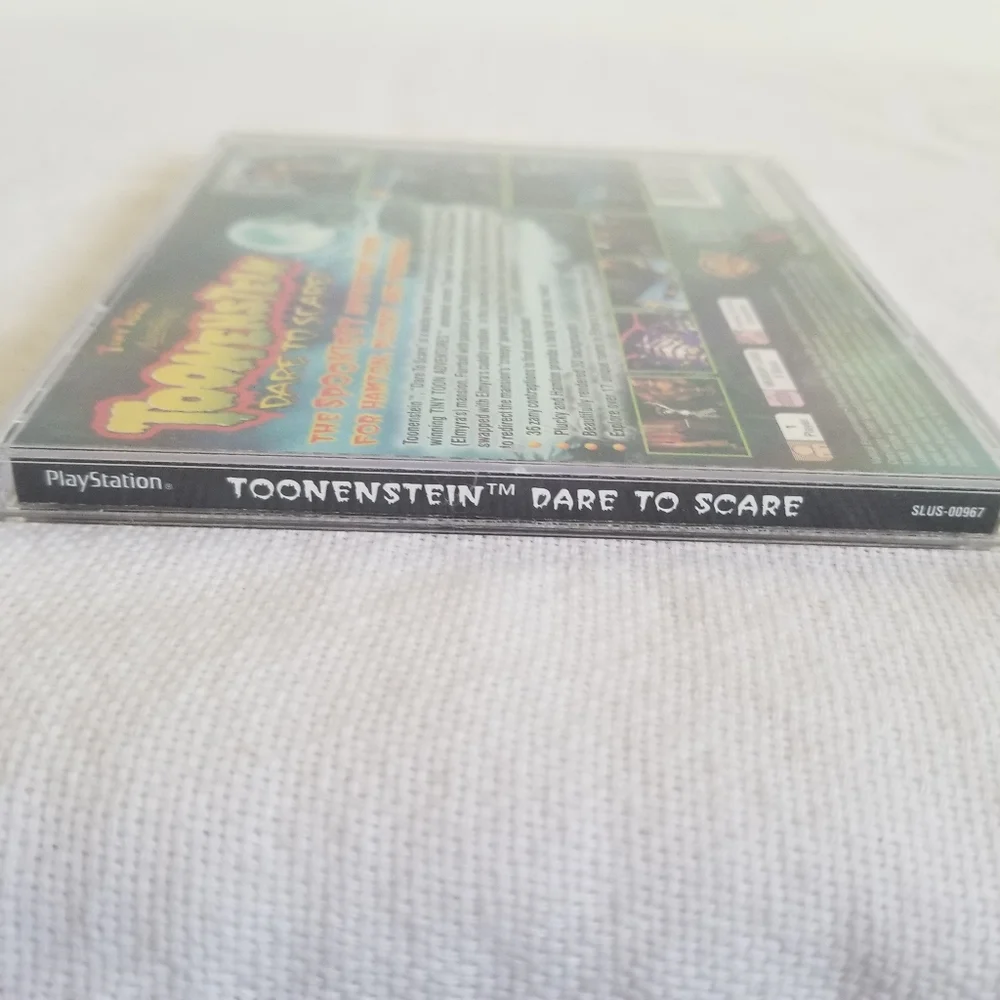 Tiny Toon Toonenstein Dare to Scare PS1 Sony PlayStation Video Game